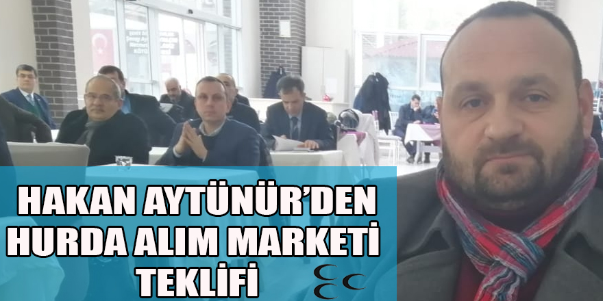 Aytünür’den belediyeye gelir getirecek teklif verildi