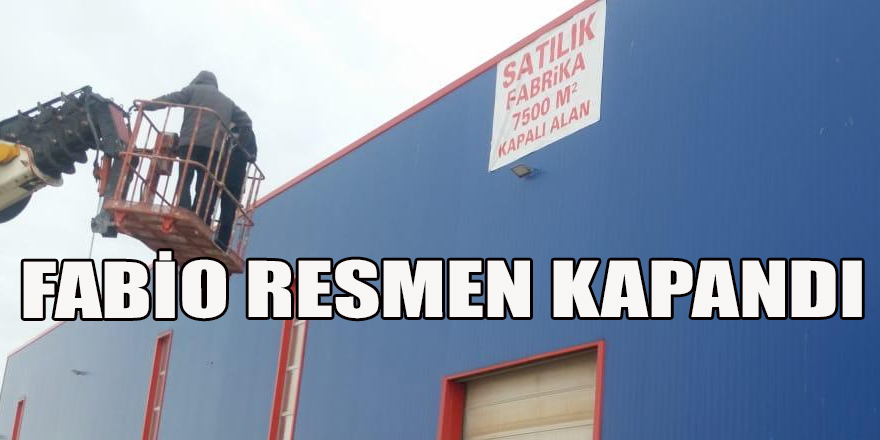 FABİO RESMEN KAPANDI