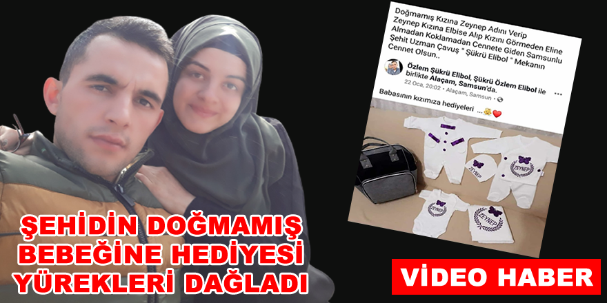 Şehidin Doğmamış Bebeğine Hediyesi Yürekleri Dağladı