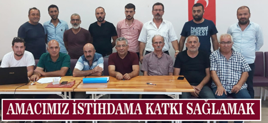 AMACIMIZ İSTİHDAMA KATKI SAĞLAMAK