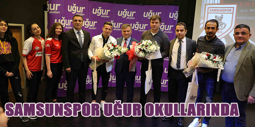 Ertuğrul Sağlam Ve Futbolcular Uğur Okullarında