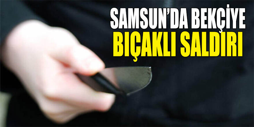 Bekçi Bıçaklı Kavgada Yaralandı