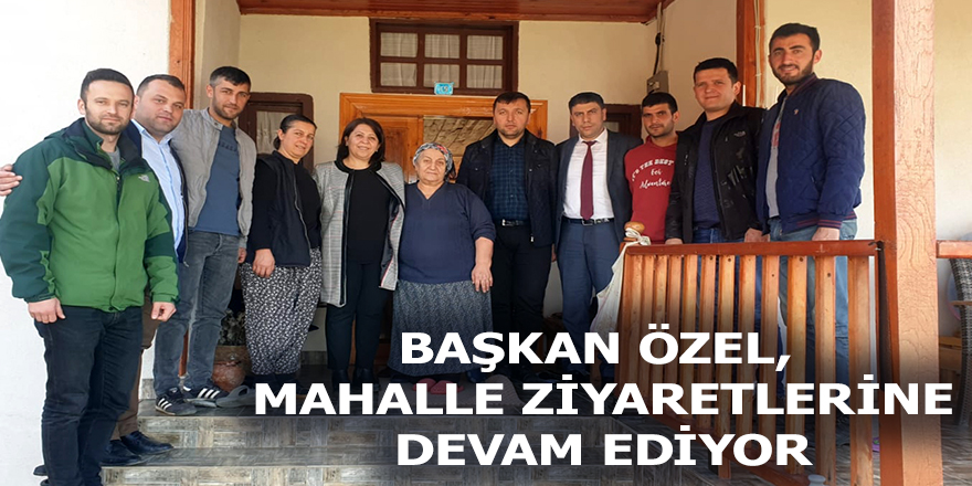 Ladik Belediye Başkanı Nurhan Yapıcı Özel Büyükalan Mahallesini Ziyaret Etti.