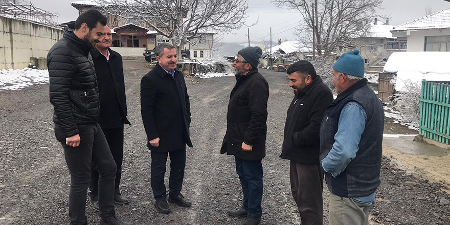 Havza Belediye Başkanı Sebahattin Özdemir  bazı kırsal mahalleleri ziyaret etti