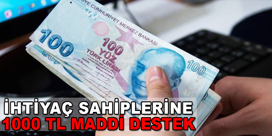 Sosyal Hizmetlerden Maddi Destek