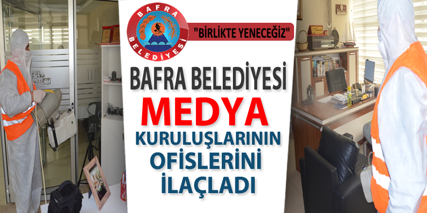 Bafra Belediyesi'nin Korona Virüsü Mücadelesi Devam Ediyor