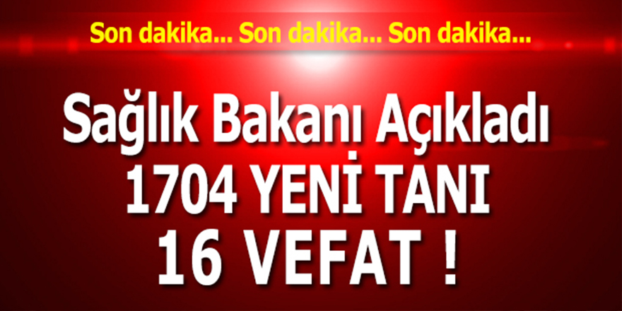 Sağlık Bakanı açıkladı !