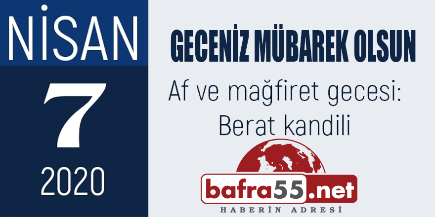 BERAT GECENİZ MÜBAREK OLSUN