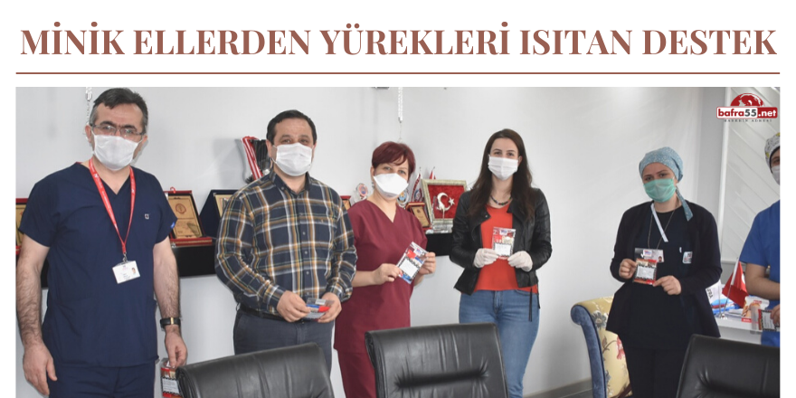 MİNİK ELLERDEN YÜREKLERİ ISITAN DESTEK