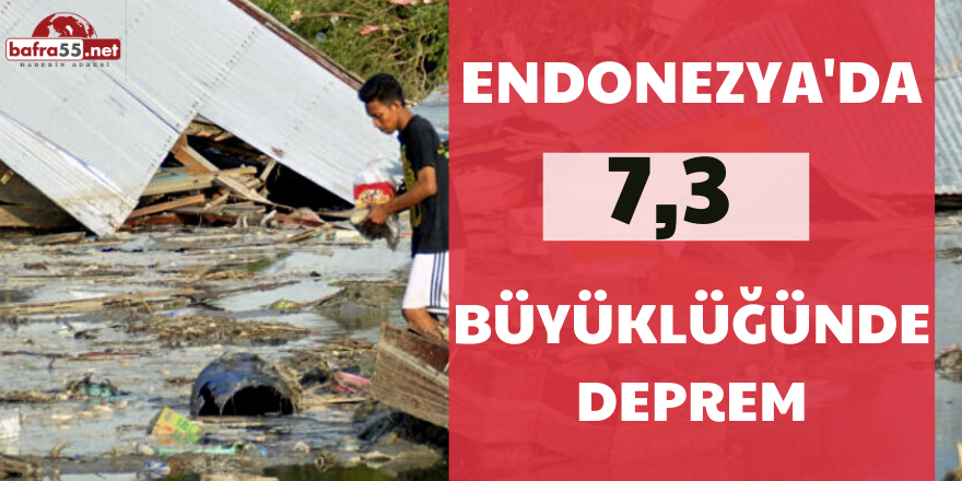 Endonezya'da 7,3 Büyüklüğünde Deprem!