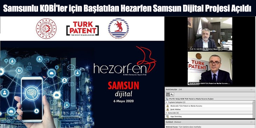 Samsunlu KOBİ'ler için Başlatılan Hezarfen Samsun Dijital Projesi Açıldı