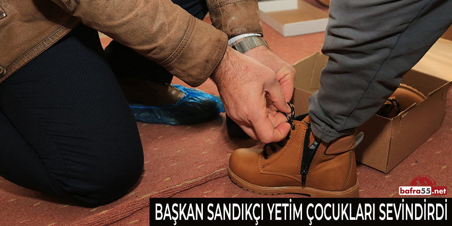 Başkan Sandıkçı Yetim Çocukları Sevindirdi