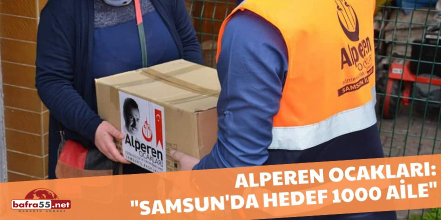 Alperen Ocakları Samsun’da Kapı Kapı Ramazan Kumanyası Dağıtıyor!