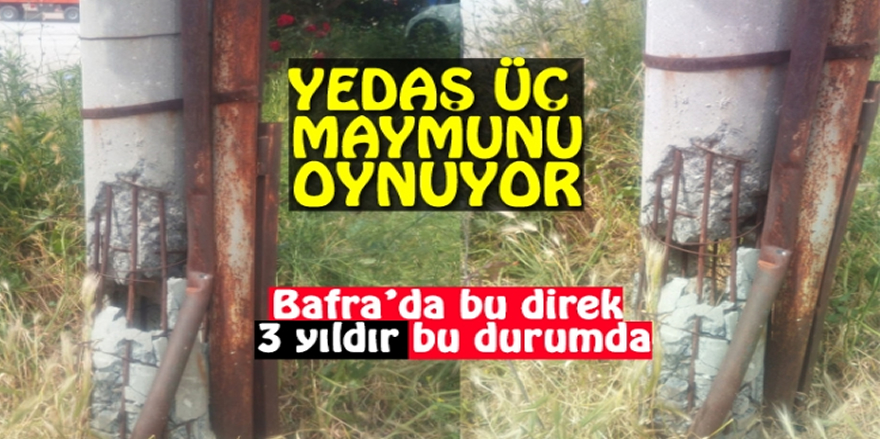 YEDAŞ ÜÇ MAYMUNU OYNUYOR  OKU,