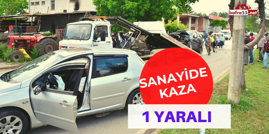 Samsun’da Kaza: 1 Yaralı