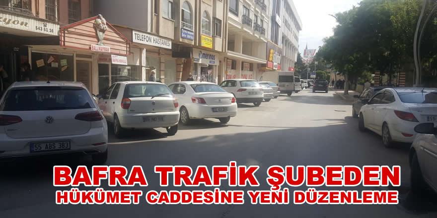 Bafra Trafik Şubeden Yeni Düzenleme