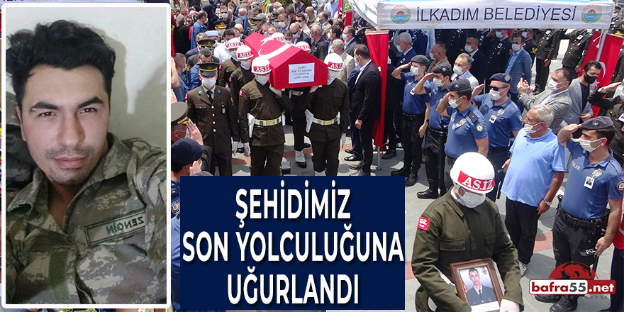 Şehidimiz Son Yolculuğuna Uğurlandı