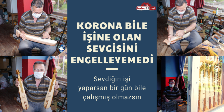 Korona Bile İşine Olan Sevgisini Engelleyemedi