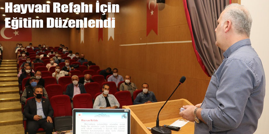 Hayvan Refahı İçin Eğitim Düzenlendi