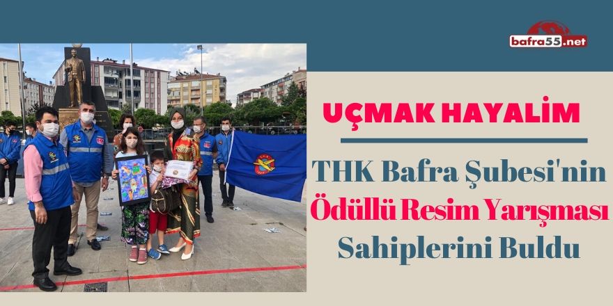 THK Bafra Şubesi'nin Ödüllü Resim Yarışması Sahiplerini Buldu