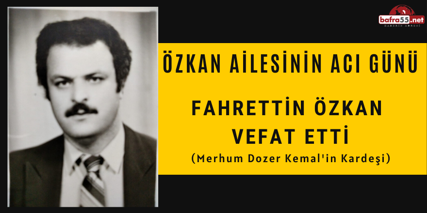 ÖZKAN AİLESİNİN ACI GÜNÜ!..