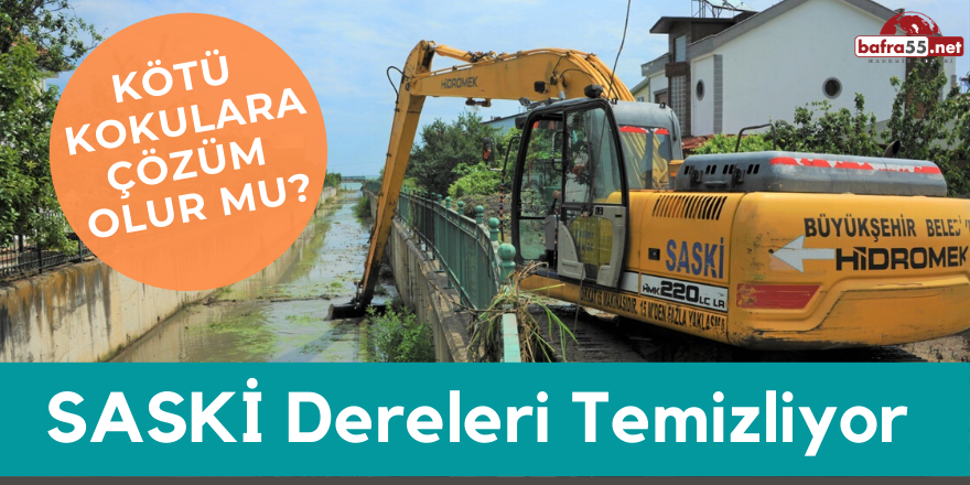 SASKİ Dereleri Temizliyor