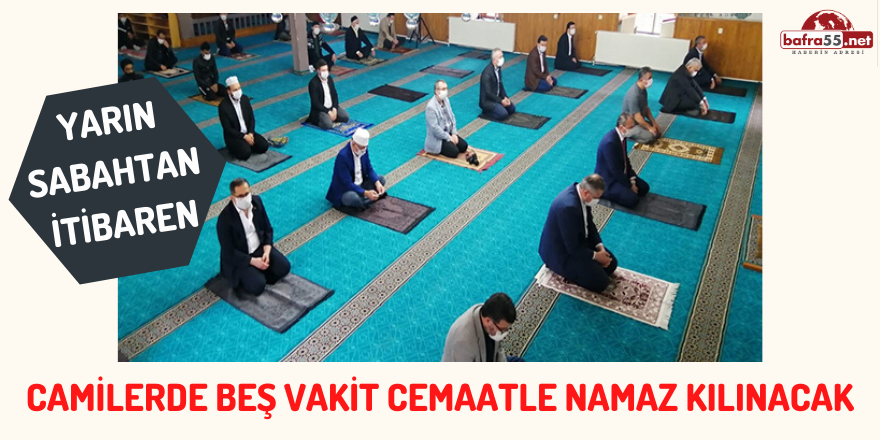 CAMİLER CEMAATİNE KAVUŞUYOR!