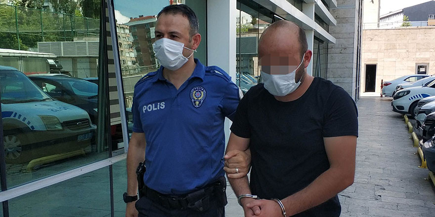 Polisin ayağının üzerinden geçti, tutuklandı