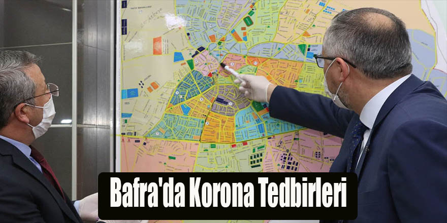 Bafra'da Korona Tedbirleri