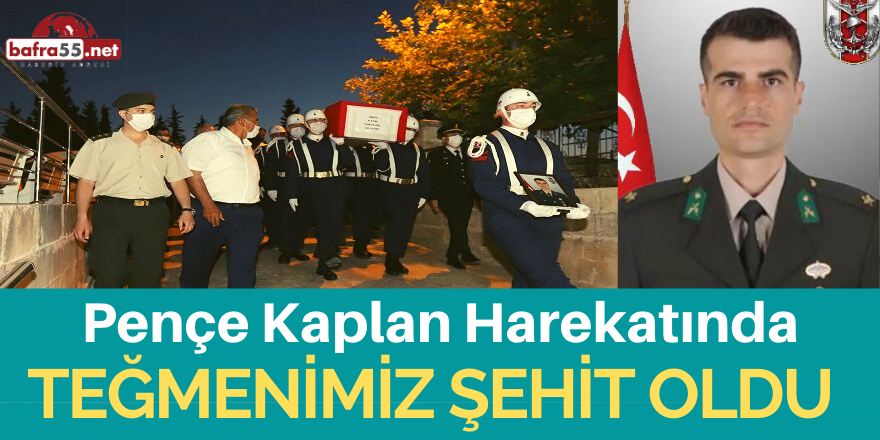 Pençe Kaplan Harekatında Teğmenimiz Şehit Oldu