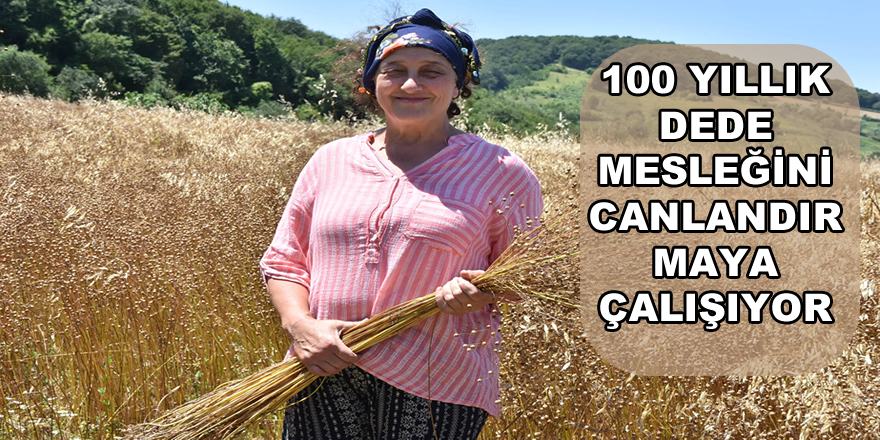 100 yıllık dede mesleğini canlandırmaya çalışıyor