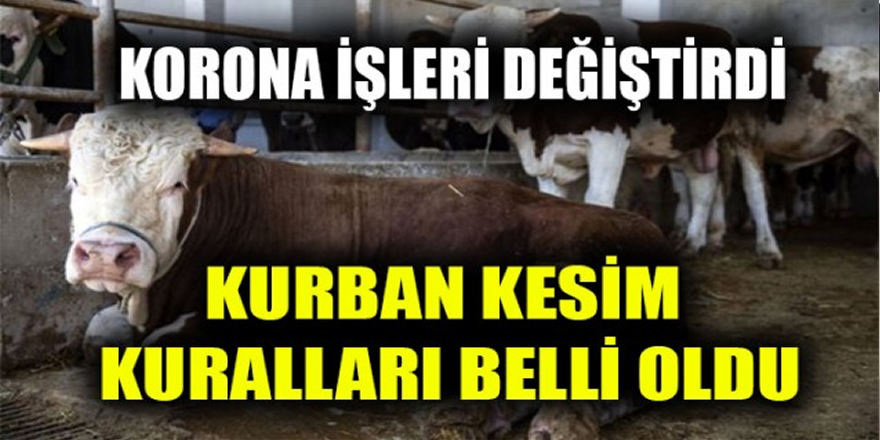 Kurban kesiminde fiziksel mesafe kuralı