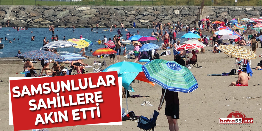 Samsunlular Sahillere Akın Etti