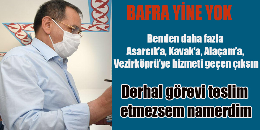 Mustafa Demir; "Derhal görevi teslim etmezsem namerdim"