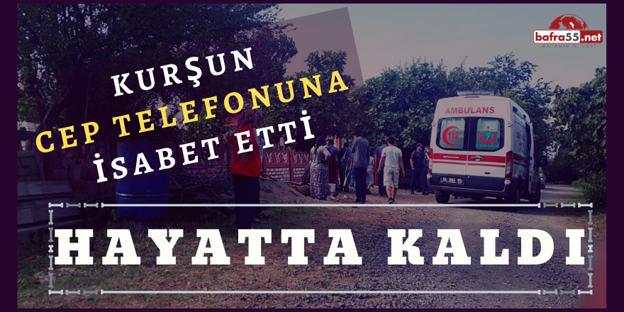 Kurşun  Cep Telefonuna İsabet Etti, Hayatta Kaldı