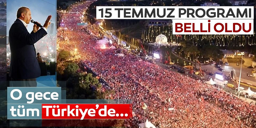 Bafra'da 15 Temmuz Programı Belli Oldu