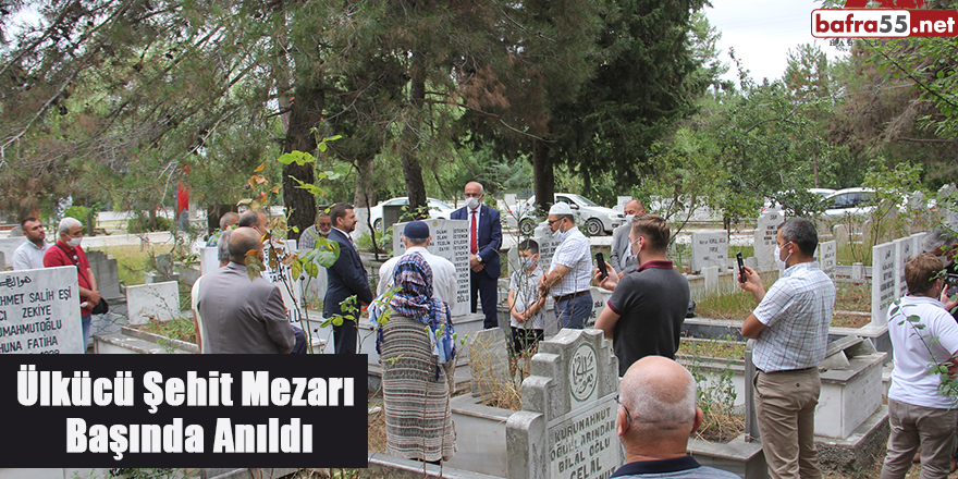 Ülkücü Şehit Mezarı Başında Anıldı