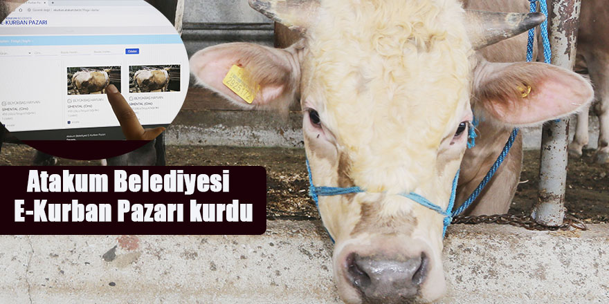 Atakum Belediyesi  E-Kurban Pazarı kurdu