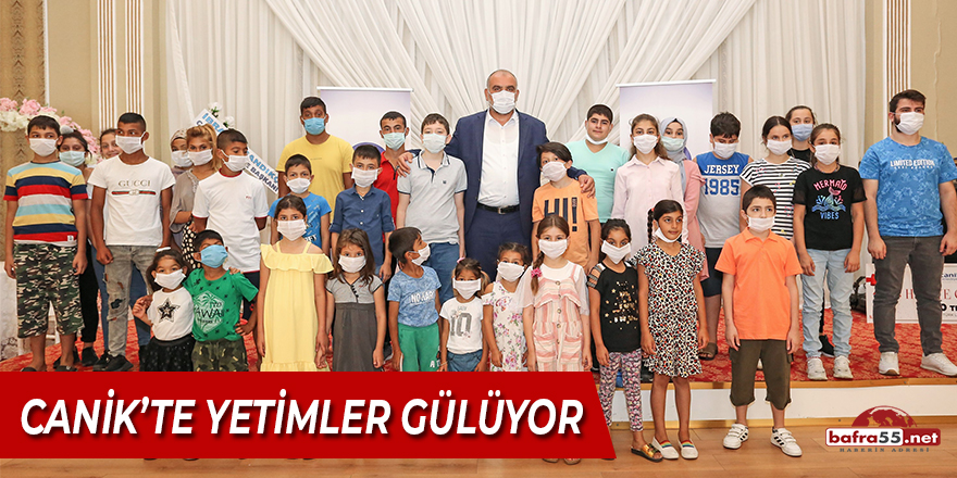 Canik'te Yetimler Gülüyor