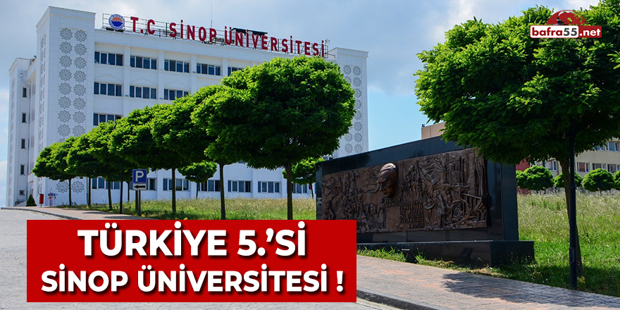 Türkiye 5.si Sinop Üniversitesi