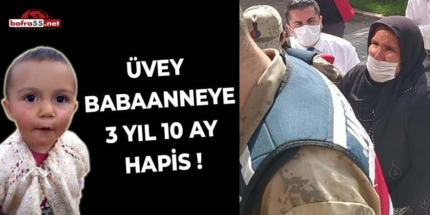 Üvey Babaanneye 3 Yıl 10 Ay Hapis!