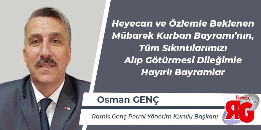 Osman Genç'ten Kurban Bayramı Mesajı