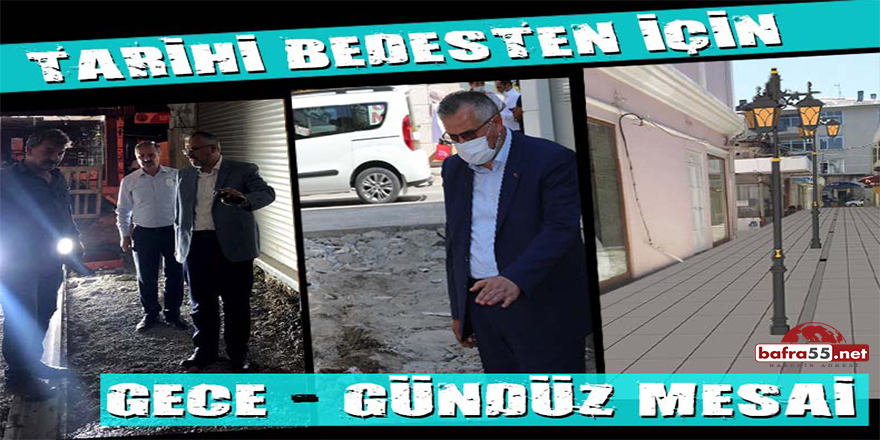 Tarihi Bedesten İçin Gece Gündüz Mesai