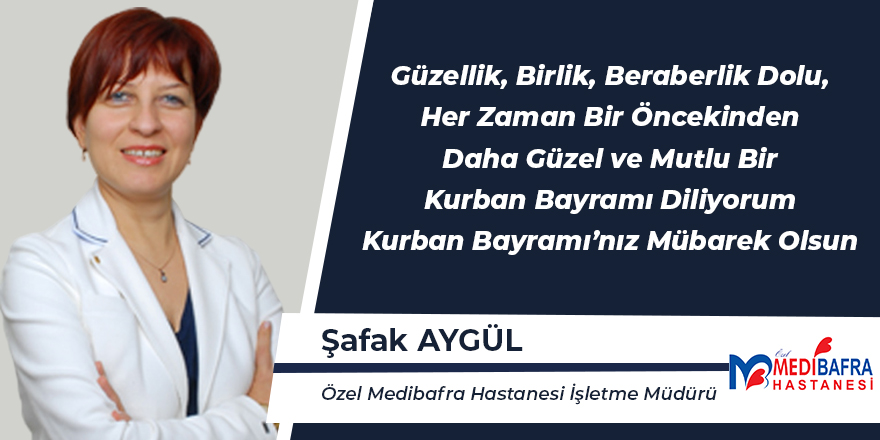 Şafak Aygül'ün Bayram Mesajı