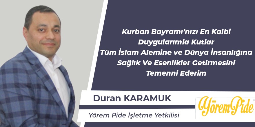 Duran Karamuk Bayram Mesajı