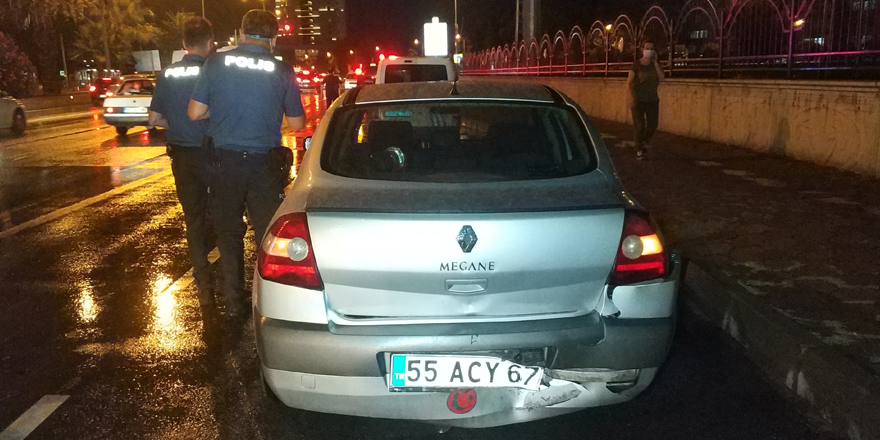 Samsun'da trafik kazası: 1 yaralı