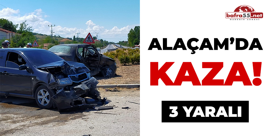 Alaçam'da Kaza! 3 yaralı