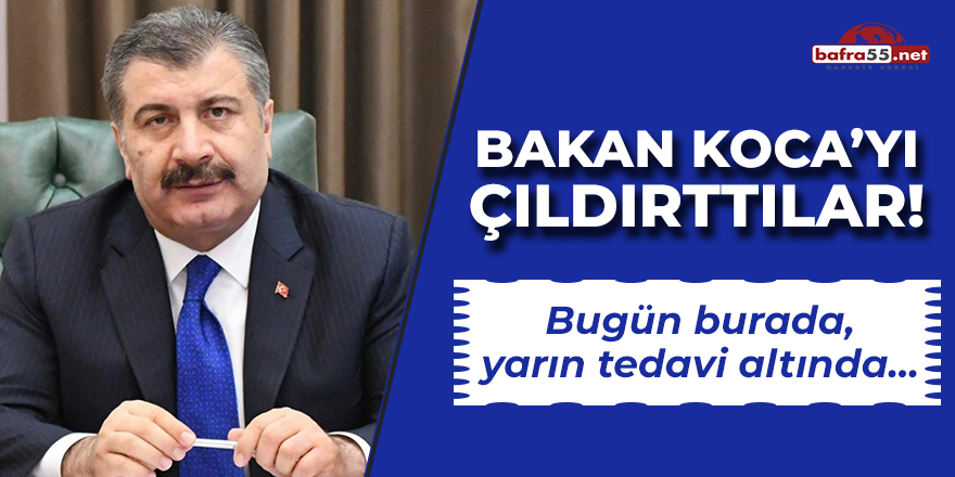 Bakan Koca'yı Çıldırttılar!