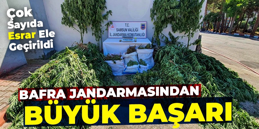 Bafra Jandarmanın Büyük Başarısı