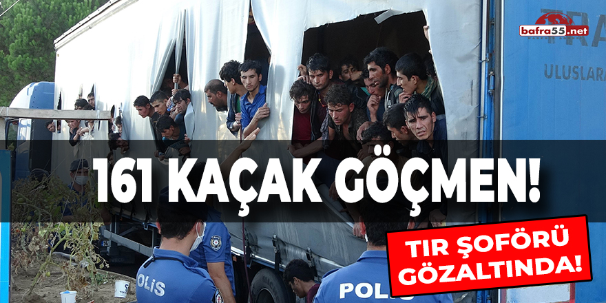 161 Kaçak Göçmen!